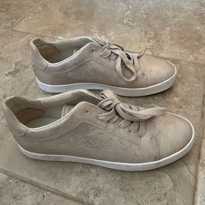 GEOX Street shoe color is a light brushed gold very comfortable rarely worn